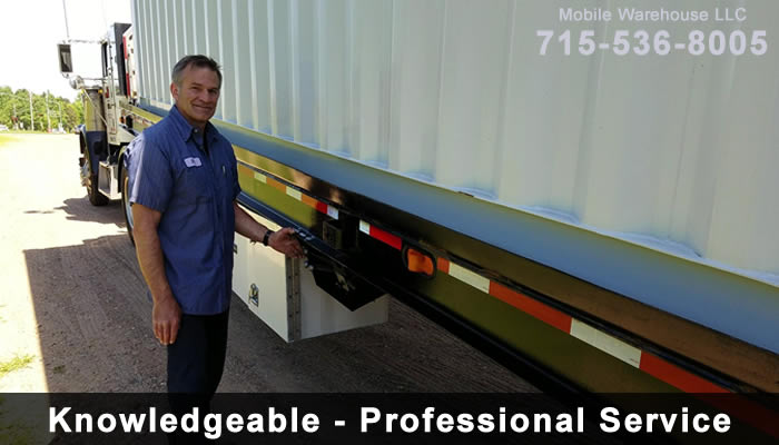 Knowledgeable, professional service. Mobile Warehouse LLC. 715-536-8005